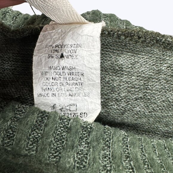 Now N Forever Pullover Blouse Size 1X Olive Green Super Soft - Picture 8 of 10